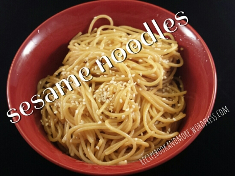 Awesome Sesame Noodles - great meatless option, or add chicken or shrimp. Also increase siracha for more spiciness if you want.