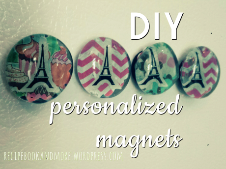 Personalized Magnets DIY tutorial -- use your fave photos, scrapbook paper, stickers, images and ModPodge