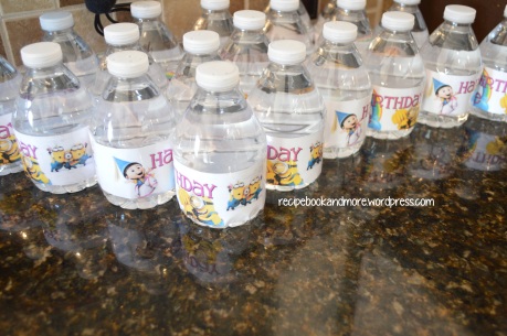 DIY personalized water bottles