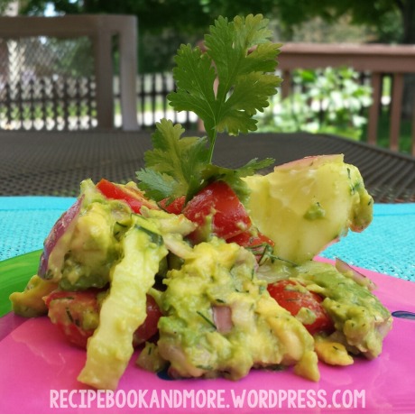 Cucumber Avocado Tomato Salad Recipe - fresh and delicious not to mention easy!